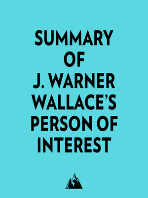 cover image of Summary of J. Warner Wallace's Person of Interest